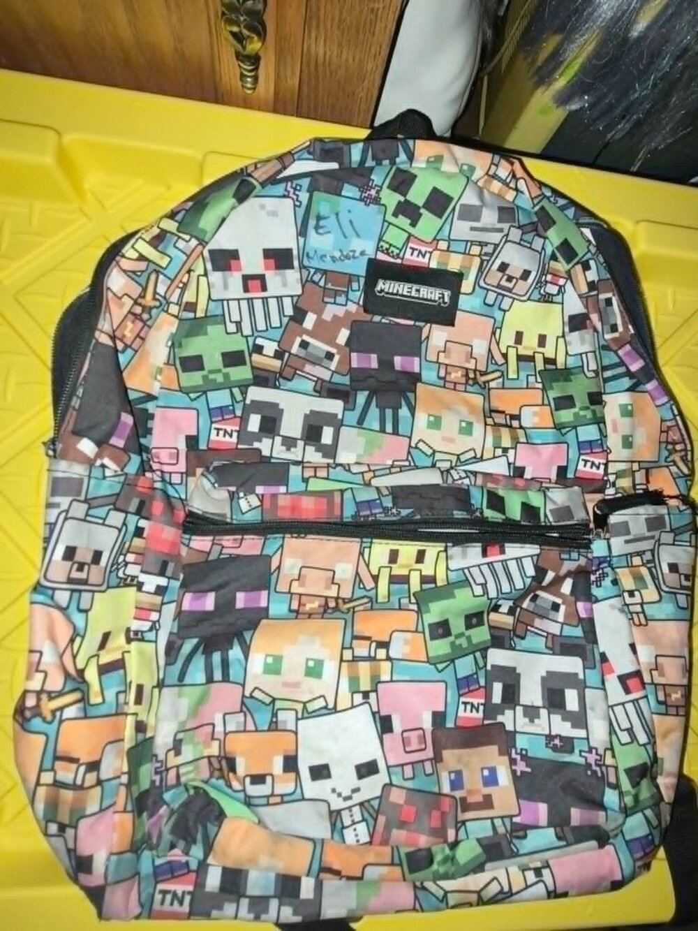 Minecraft Character Chibi Video Game Backpack